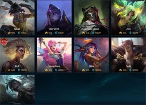 CONTA LOL MUITA SKIN - League of Legends