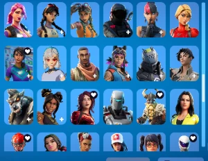 CONTA FORTNITE CHEIA DE SKINS(IKONID E OUTRAS COISAS)