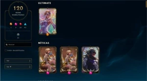 Conta Lol lvl 231, 120 Skins, +14 mil EA, +700 RP - League of Legends