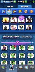 Conta Clash Royale 9k troféus| 11 evo