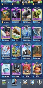 Conta Clash Royale 9k troféus| 11 evo