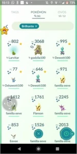 Conta de pokémon go