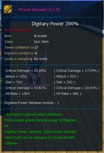 Conta END Game Omega SV - Digimon Masters Online DMO