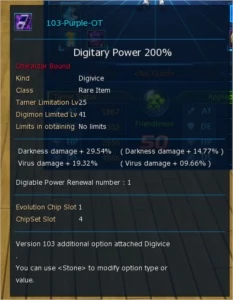Conta END Game Omega SV - Digimon Masters Online DMO