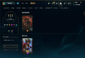 Ouro 2 com TODOS os Champs e 123 Skins ( TOP / MID / JG ) - League of Legends LOL