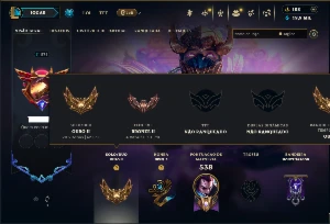 Ouro 2 com TODOS os Champs e 123 Skins ( TOP / MID / JG ) - League of Legends LOL