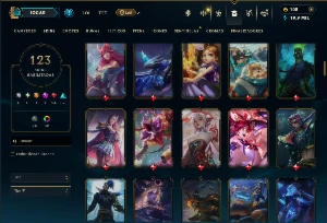 Ouro 2 com TODOS os Champs e 123 Skins ( TOP / MID / JG ) - League of Legends LOL