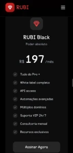 Rubi Plano Essencial - Assinaturas e Premium