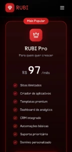 Rubi Plano Essencial - Assinaturas e Premium