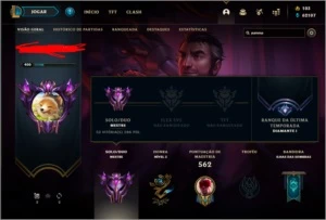 Conta Mestre lol - League of Legends