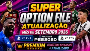 Pes 2020 – Option File Completo | Setembro 2026 🔥Ps4 Ps5 - eFootball PES