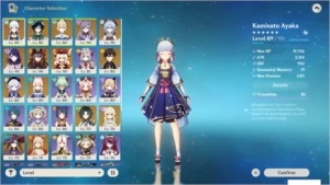 AR58 15 Personagens 5*, 11 Armas 5* Abyss 36* America Server - Genshin Impact