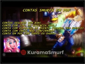 Contas smurfs "Email Não Confirmado" PDF (PROMOÇÃO) - League of Legends LOL