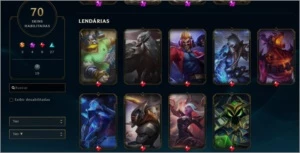 CONTA LOL 3 SKINS PRESTIGIO + 3 ULTIMATE + 15K DE RP - League of Legends