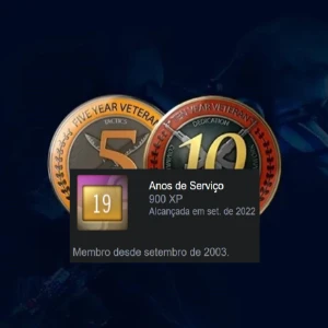 Conta Steam 19 Anos + Csgo Prime