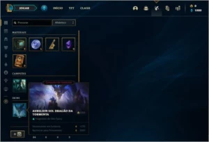Conta platina 2 Sem email verificado 3 skins e 30 champs - League of Legends LOL