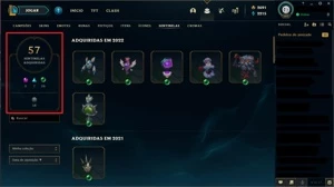 Conta League of Legends LOL
