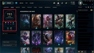Conta League of Legends LOL
