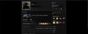 CS:GO Prime + 13000 horas + Steam nivel 10 com email