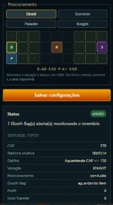 Stonegy Bot Extensão Chrome - Tibia