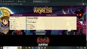 conta RARA AQW 17 anos VARIOS HARD FARMS itens no banco - Adventure Quest World