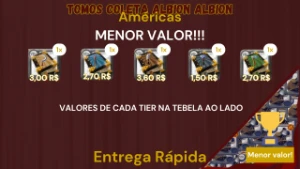 Tomos de coleta Albion - Américas