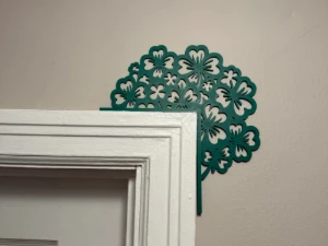 Enfeite de Canto de Porta Trevo em Impressão 3D