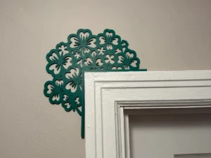 Enfeite de Canto de Porta Trevo em Impressão 3D - Artesanato e Personalizados