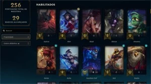 Conta league of legends (LOL) Platina ll