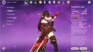 Genshin impact AR39 - Xiao, Qiqi e Túmulo do lobo