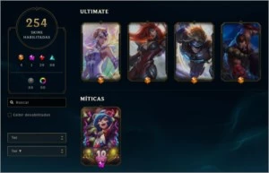 Conta LoL criada em 2012 várias skins, ícones, emotes, etc - League of Legends