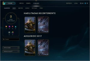 Conta league of legend Gold 4 - League of Legends LOL