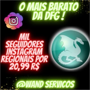 SEGUIDORES REGIONAIS INSTAGRAM ! O MAIS BARATO DA DFG ! - Redes Sociais