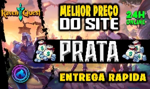 PRATA RAVENQUEST - (MELHOR PREÇO DO SITE)