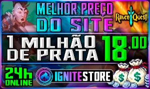 RAVENQUEST - PRATA - (MELHOR PREÇO DO SITE)