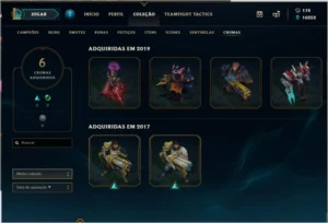 Vendo Conta Diamante   141 Skin - League of Legends LOL