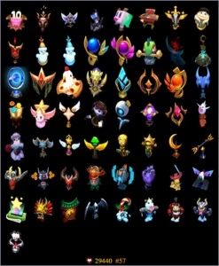 League of Legends 135 Skins e 58 Sentinelas LOL
