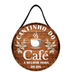 Placas Decorativas para Cantinho do Café - Artesanato e Personalizados