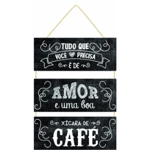 Placas Decorativas para Cantinho do Café - Artesanato e Personalizados