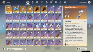 GENSHIN IMPACT - AR55, 7Personagens T5 e 6 Armas T5