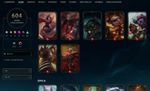 Conta Lol - 604 Skins - Criada Em 2012 - Icones Antigos - League of Legends