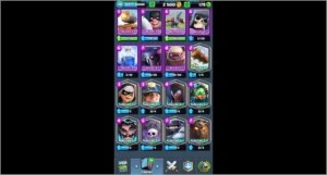 Clash Royale nivel 10 com 3655 trofeus