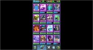 Clash Royale nivel 10 com 3655 trofeus