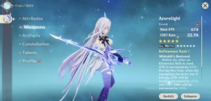 Skirk Premium Team - Genshin Impact