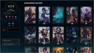 conta lol ouro 1 459 skins - League of Legends