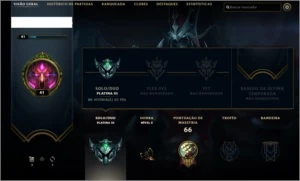 League Of Legends Conta Platina II
