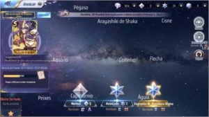 Milo Divino Servidor novo + 20 invocação  (A127) - Saint Seiya Awakening SSA