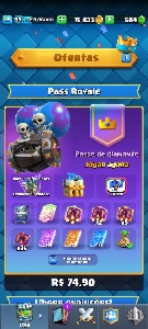 Conta Clash Royale
