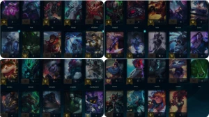 Conta LOL Nível 201, DI soloq e D4 flex, 119 champs 47 skins - League of Legends
