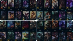 Conta LOL Nível 201, DI soloq e D4 flex, 119 champs 47 skins - League of Legends